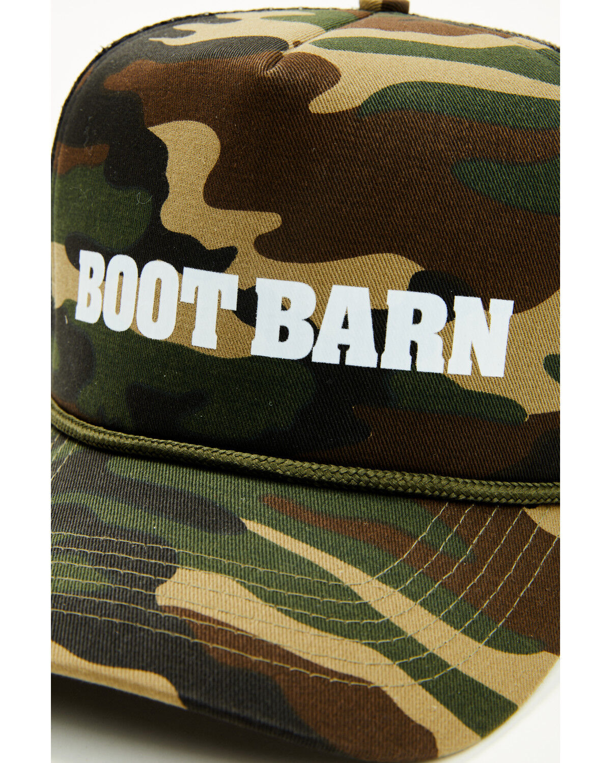 Image #2 - Boot Barn Men's Camo Logo Trucker Cap, Camouflage, hi-res