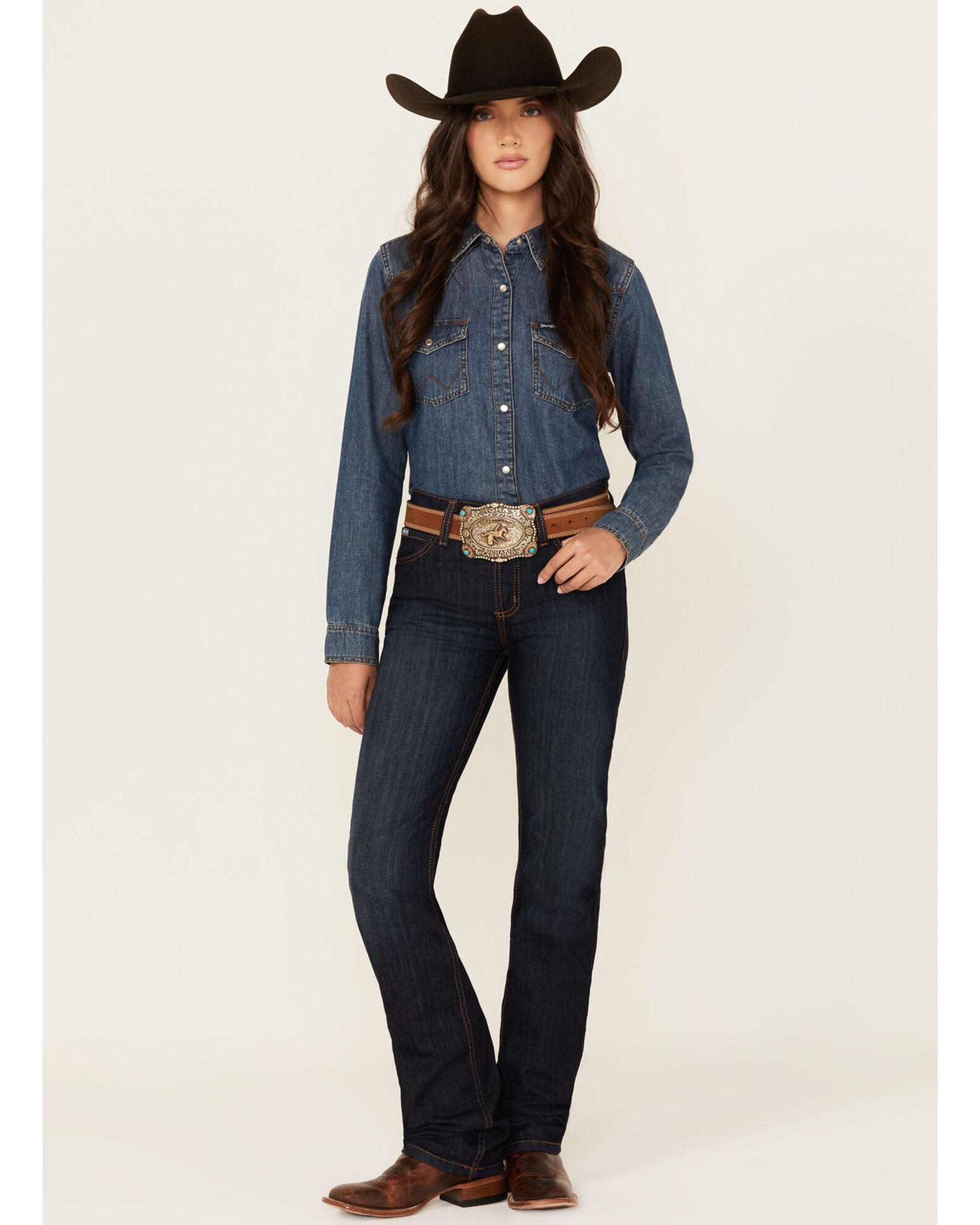 最大の割引 Slim Bootcut Wash Dark Jenna Women's Cinch Name: Product Fit Jeans  Denim Stretch ウィッグ・エクステ