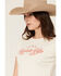 Image #2 - Girl Dangerous Women's Saddle Up Baby Tee, Off White, hi-res