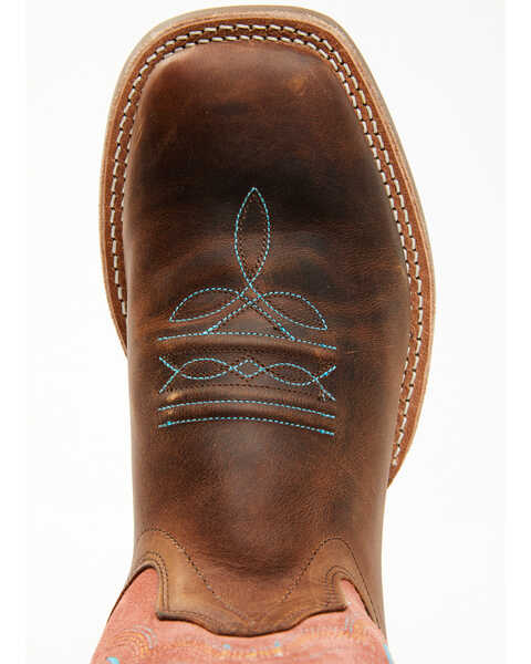 Image #6 - Cody James Boys' Inlay Western Boots - Broad Square Toe, Brown, hi-res
