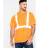 Image #1 - Hawx Men's Reflective Short Sleeve Work T-Shirt, Orange, hi-res