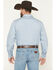 Image #4 - Gibson Trading Co Men's Campfire Solid Long Sleeve Snap Stretch Western Shirt - Big, Blue, hi-res
