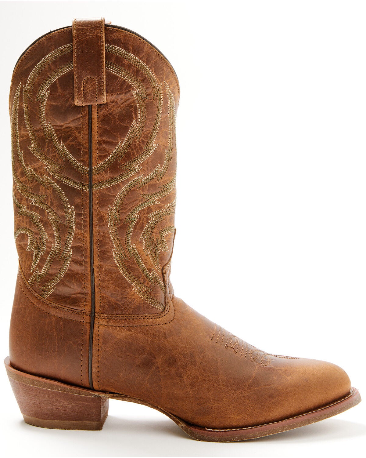 Image #2 - Laredo Men's Novak Performance Western Boots - Round Toe, Tan, hi-res