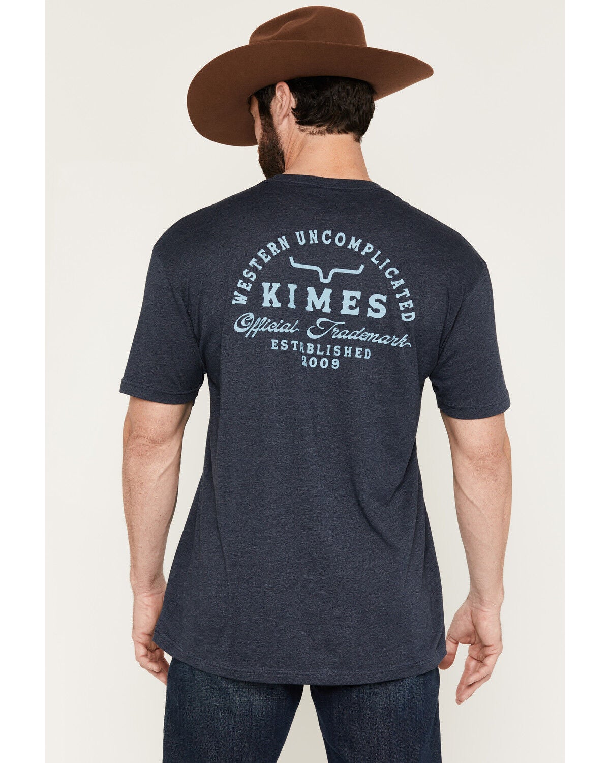 Image #4 - Kimes Ranch Men's Heavy Text Short Sleeve Graphic T-Shirt, Navy, hi-res