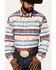 Image #3 - Roper Men's Arrow Horizontal Southwestern Print Long Sleeve Snap Western Shirt , Multi, hi-res