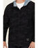 Image #3 - Howitzer Men's Camo Combatant Hooded Track Jacket, Black, hi-res