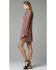 Glam Women's Rust Floral Cut Out Trapeze Dress , Rust Copper, hi-res