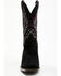 Image #4 - Shyanne Women's Raylene Suede Western Boots - Square Toe, Black, hi-res