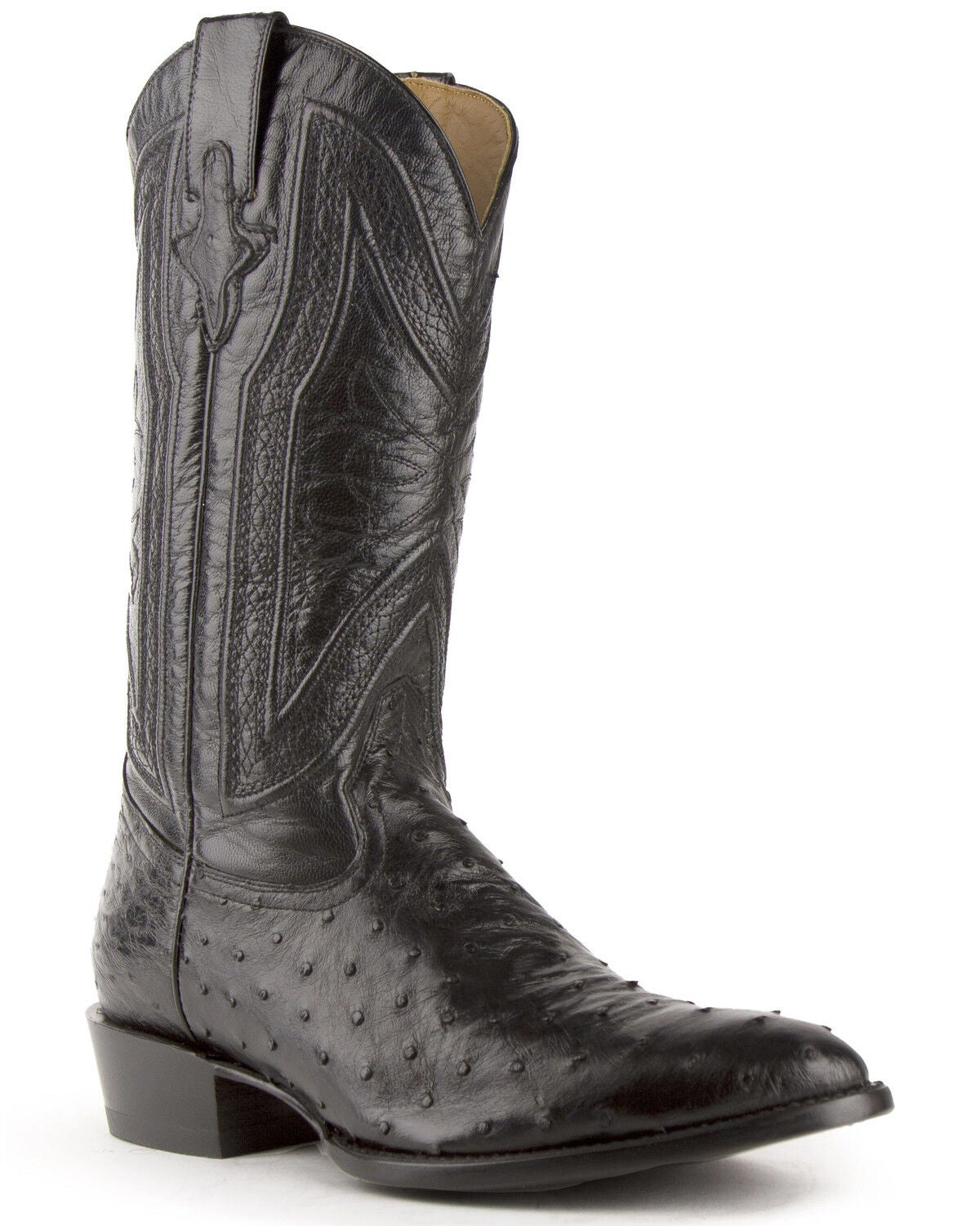 Image #1 - Ferrini Men's Black Colt Western Boots - Round Toe, , hi-res