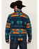 Image #4 - RANK 45® Men's Twill Southwestern Print Jacket , Dark Blue, hi-res
