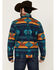 Image #4 - RANK 45® Men's Twill Southwestern Print Jacket, Dark Blue, hi-res