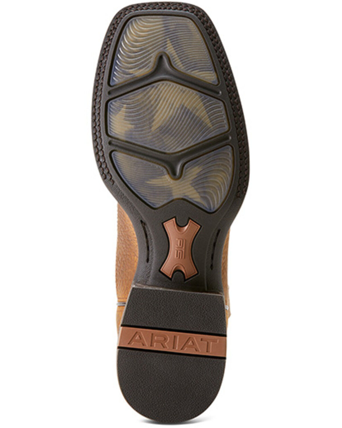 Image #5 - Ariat Men's Oakwood Distressed Western Boots - Broad Square Toe, Brown, hi-res