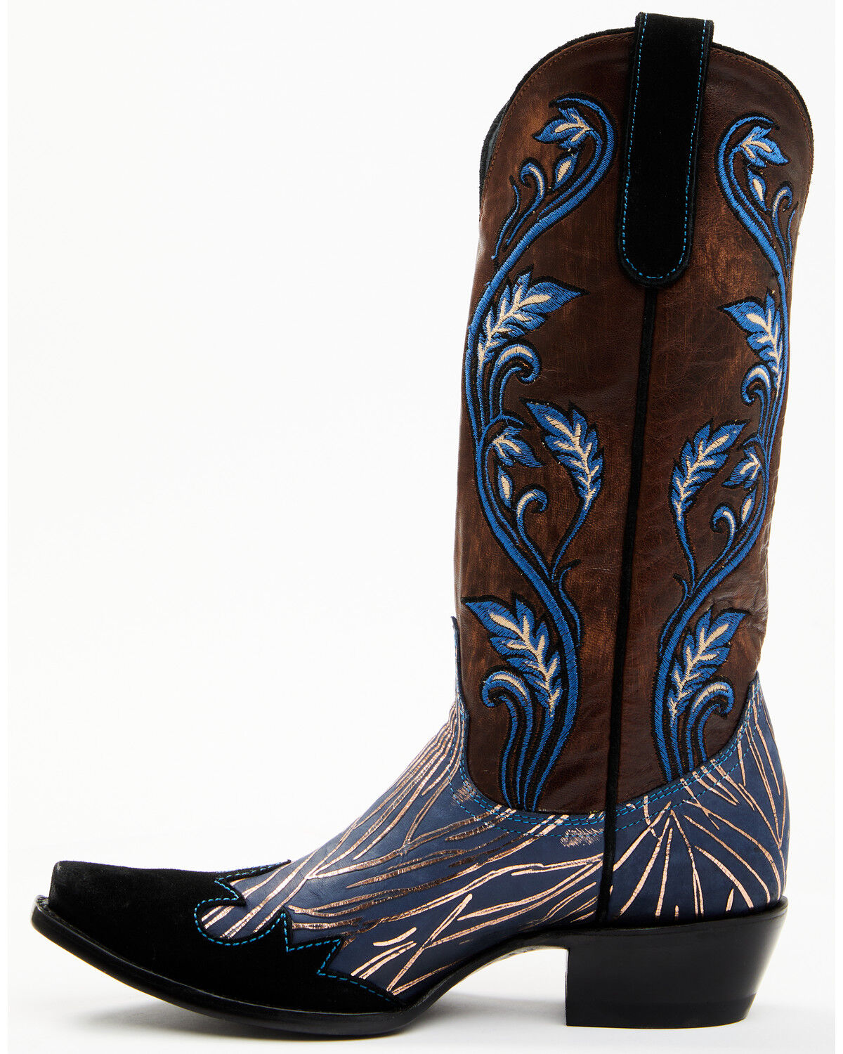 Image #3 - Yippee Ki Yay by Old Gringo Women's Elva Western Boots - Snip Toe, Brown, hi-res