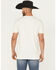 Image #4 - Cody James Men's Best Friend Americana Skull Short Sleeve Graphic T-Shirt, Cream, hi-res