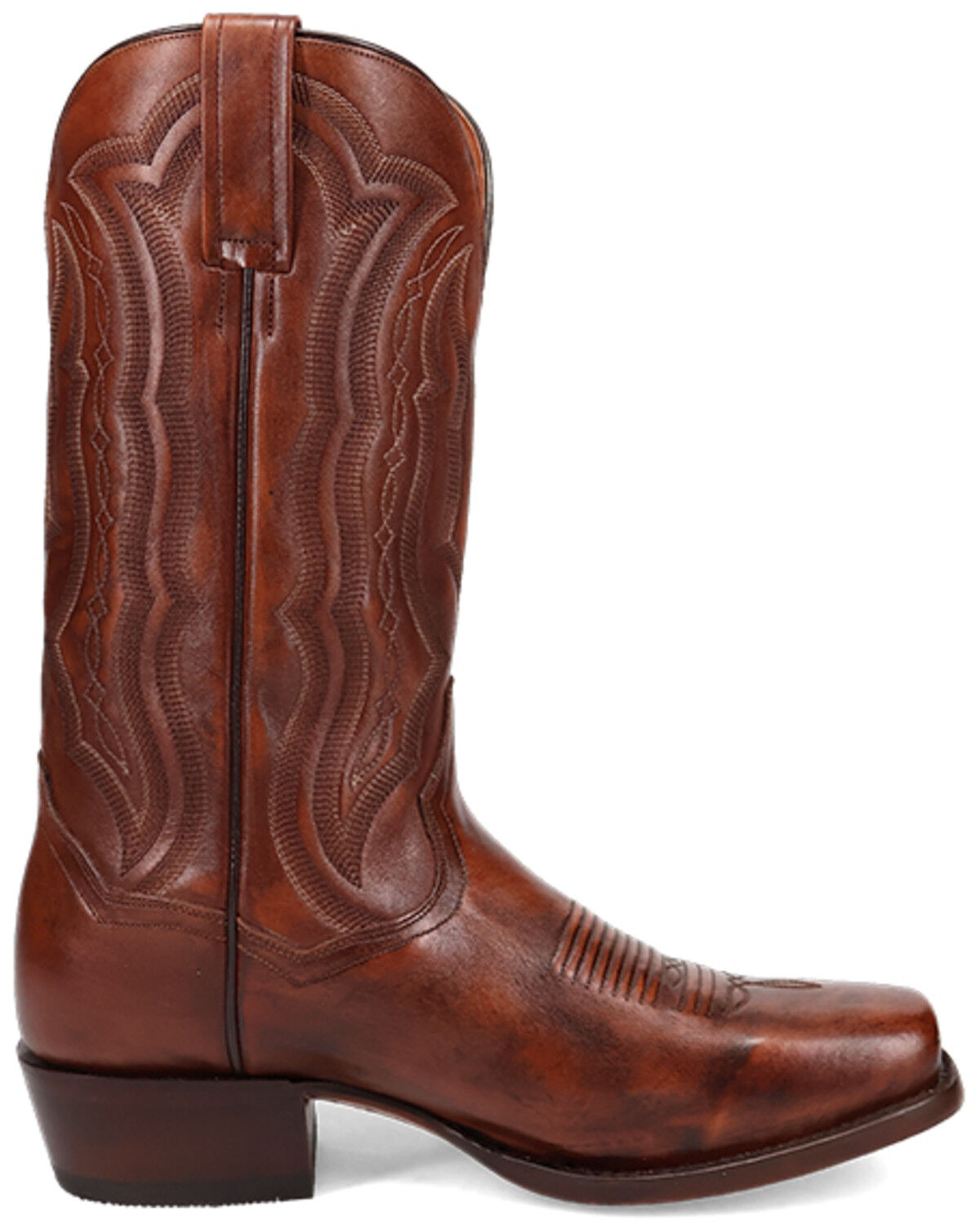 Image #2 - Dan Post Men's Wade Western Boots - Square Toe, Brown, hi-res
