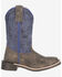 Image #2 - Old West Boys' Harrison Western Boots - Broad Square Toe, Blue, hi-res