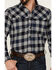 Image #3 - Pendleton Men's Check Plaid Button-Down Long Sleeve Western Flannel Shirt, Blue, hi-res