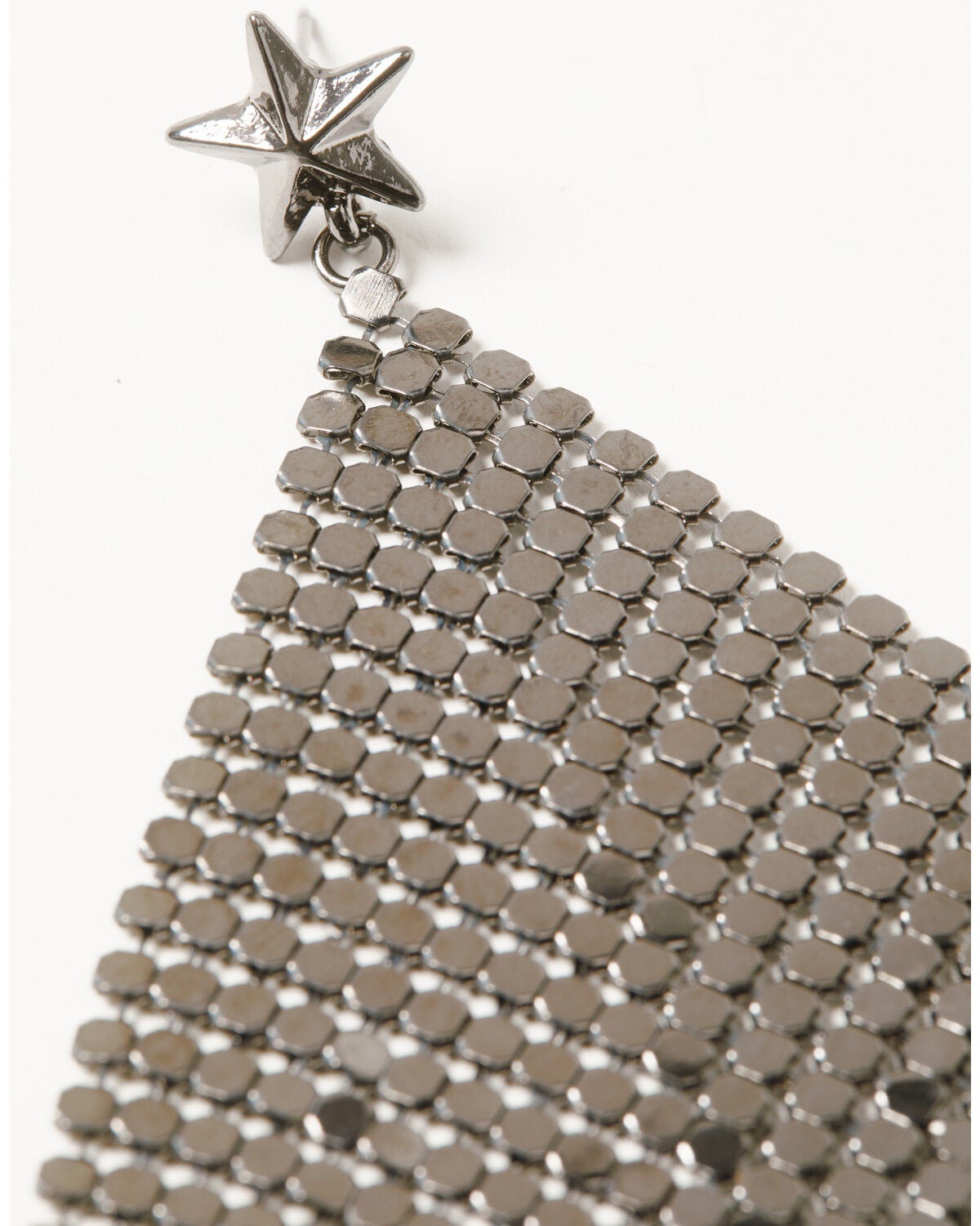 Image #2 - Idyllwind Women's Grandville Chain Mesh Earrings, Silver, hi-res