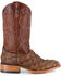 Cody James Men's Pirarucu Exotic Boots - Broad Square Toe, Brown, hi-res