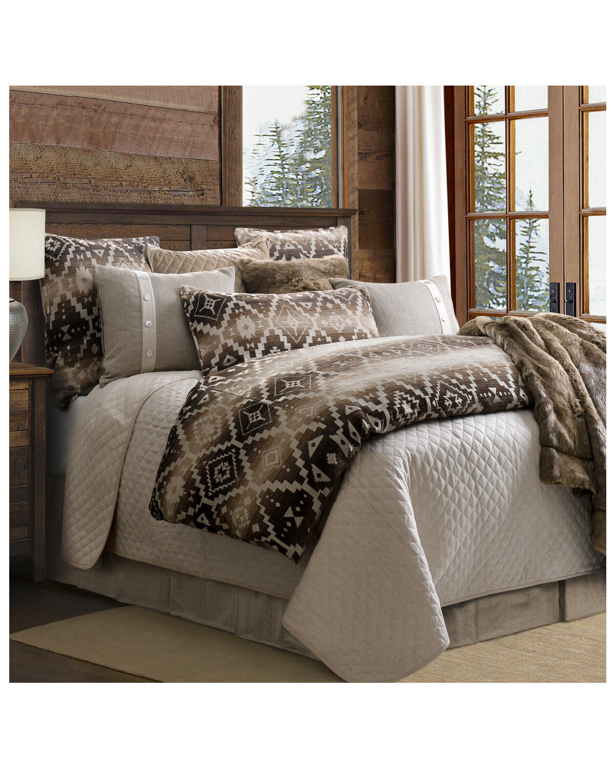 Image #1 - HiEnd Accents Super King Chalet Southwestern Comforter Set, Multi, hi-res