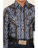 Image #3 - Ely Walker Boys' Southwestern Print Long Sleeve Snap Western Shirt, Blue, hi-res