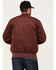 Image #4 - Brixton Men's Dillinger Bomber Jacket, Burgundy, hi-res