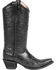 Circle G Women's Cross Embroidered Western Boots - Snip Toe, Black, hi-res