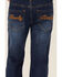 Image #4 - Ranch Dress'n Girls' Howdy Medium Wash Mid Rise Bootcut Jeans, Blue, hi-res