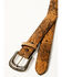 Image #2 - Cody James Men's Exotic Python Belly Belt, Brown, hi-res