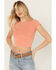 Image #2 - Free People Women's Protagonist Tee, Orange, hi-res