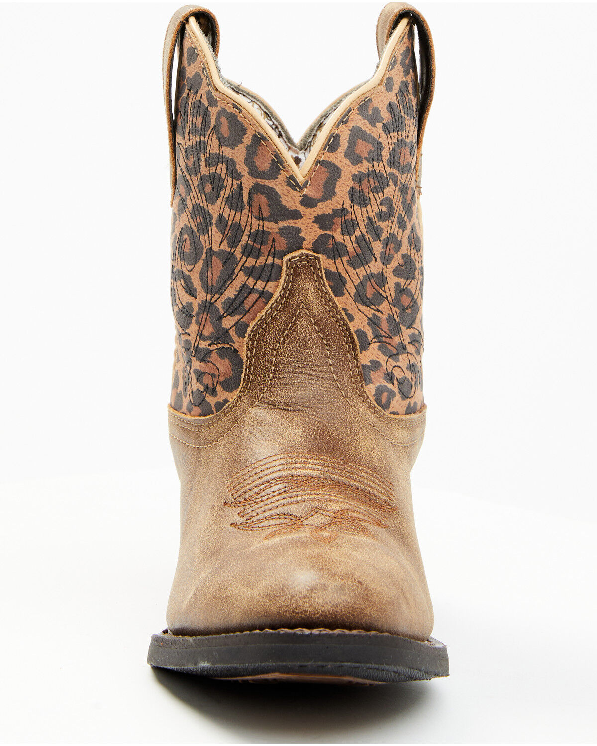Image #4 - Laredo Women's Leopard Print Western Fashion Booties - Round Toe, Leopard, hi-res