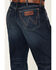 Image #4 - Wrangler Retro Men's Darren Dark Wash Relaxed Bootcut Stretch Denim Jeans, Dark Wash, hi-res
