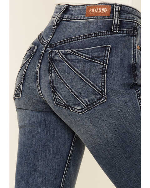 Image #3 - Shyanne Women's Seamed Pocket Bootcut Jeans, Medium Blue, hi-res