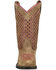 Image #4 - Smoky Mountain Little Girls' Magnolia Metallic Western Boots - Snip Toe, Brown, hi-res