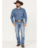 Image #1 - Wrangler 20X Men's Mexia Light Wash Stretch Vintage Slim Bootcut Jeans , Light Wash, hi-res