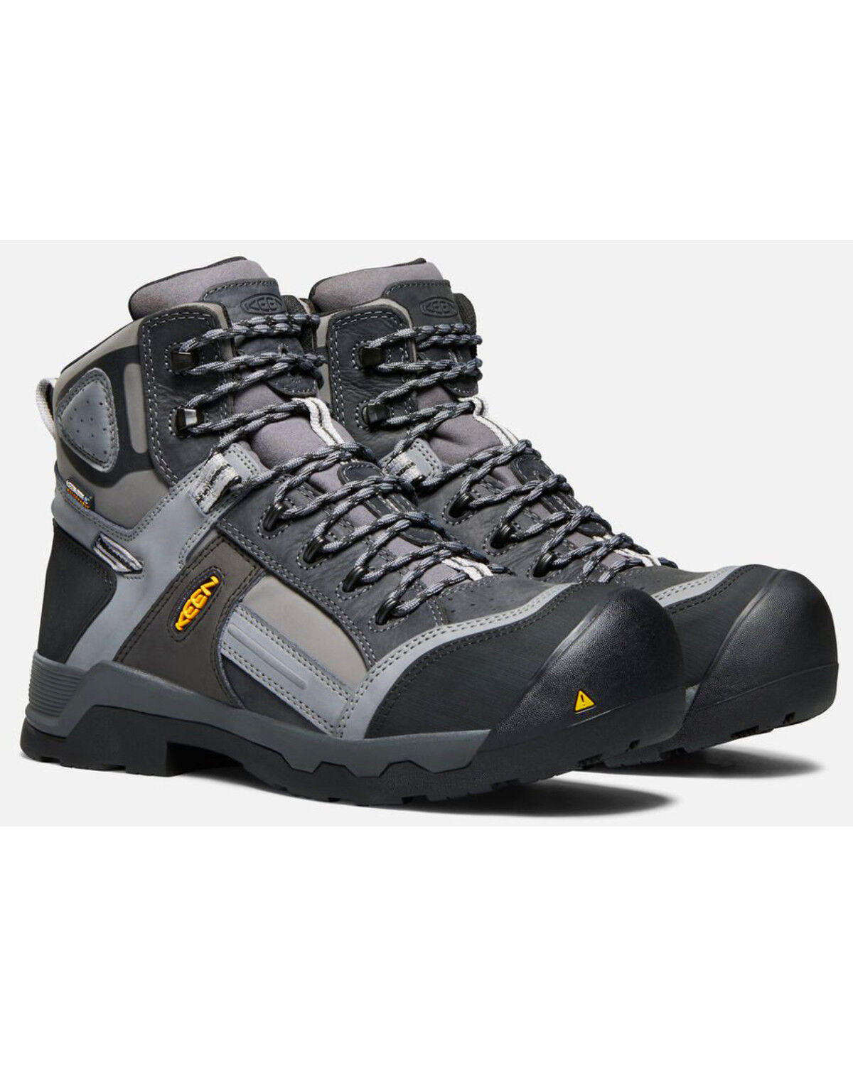 Image #6 - Keen Men's Davenport Waterproof 6" Boots - Composite Toe, Black, hi-res