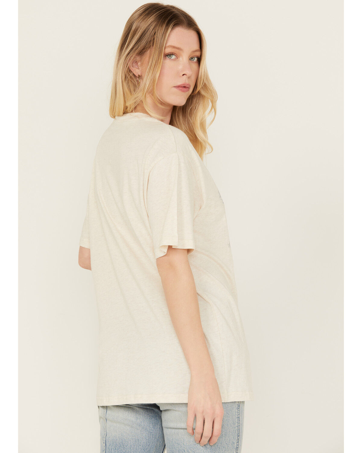 Image #4 - Ariat Women's Feed Short Sleeve Graphic Tee, Oatmeal, hi-res