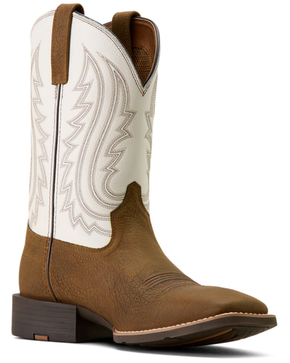 Image #1 - Ariat Men's Sport Big Country Performance Western Boots - Broad Square Toe, Brown, hi-res