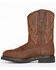 Image #3 - Cody James Men's Waterproof Pull On Work Boots - Composite Toe, Brown, hi-res