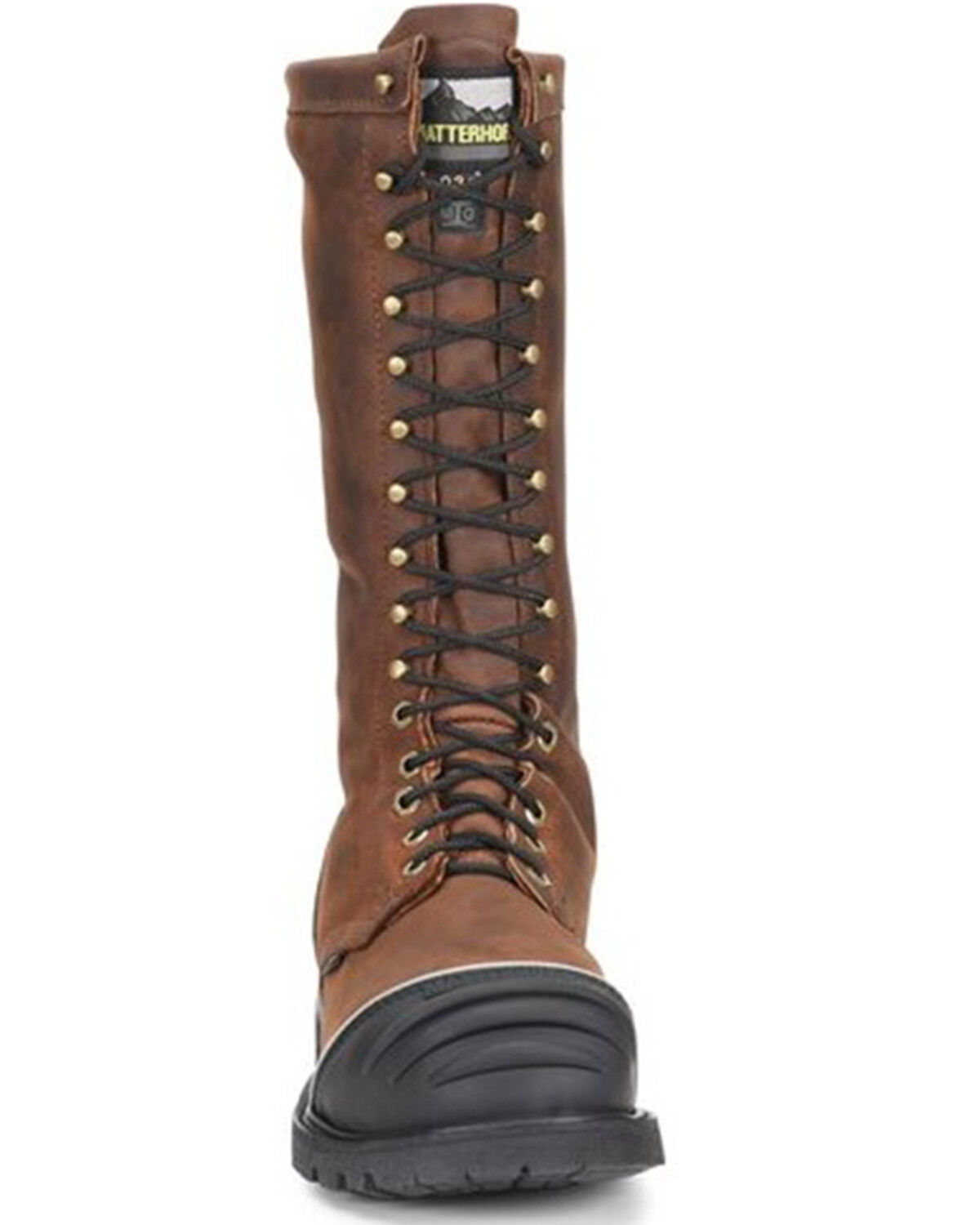 Image #3 - Matterhorn Men's 16" Waterproof Insulated Work Boots - Steel Toe, Brown, hi-res