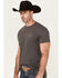 Image #2 - Cody James Men's Southwest Sunset Short Sleeve Graphic T-Shirt, Charcoal, hi-res