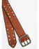Image #2 - Cleo + Wolf Women's Mixed Metal Studded Belt, Lt Brown, hi-res