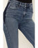 Image #4 - Idyllwind Women's Barella Dark Wash Contrast Panels High Risin' Stretch Bootcut Jeans, Dark Medium Wash, hi-res