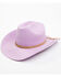 Image #1 - Idyllwind Women's Pioneer Lane Straw Cowboy Hat, Lavender, hi-res