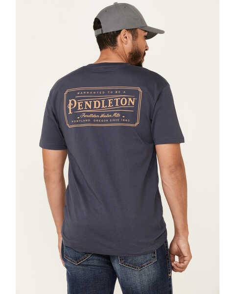 Pendleton MEN'S SHORT-SLEEVE SHORELINE SHIRT in Navy Horseshoe – Heritage  Goods and Supply