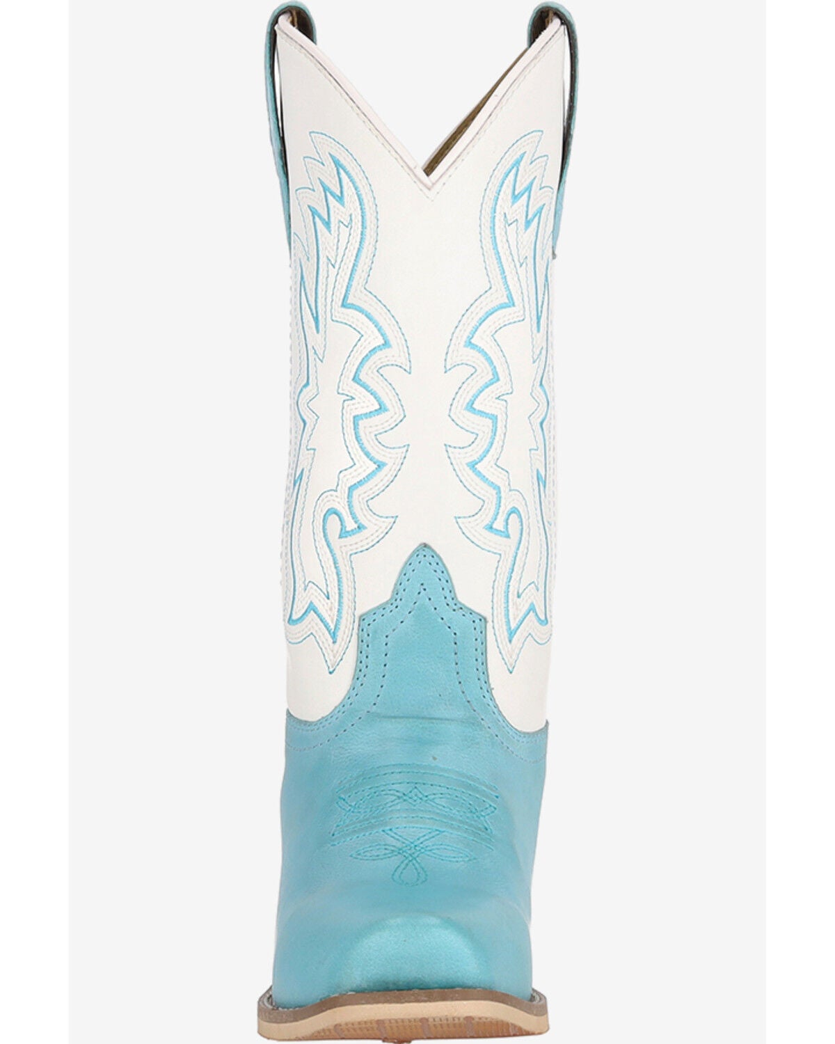 Image #3 - Smoky Mountain Girls' Wichita Western Boots - Square Toe, Light Blue, hi-res