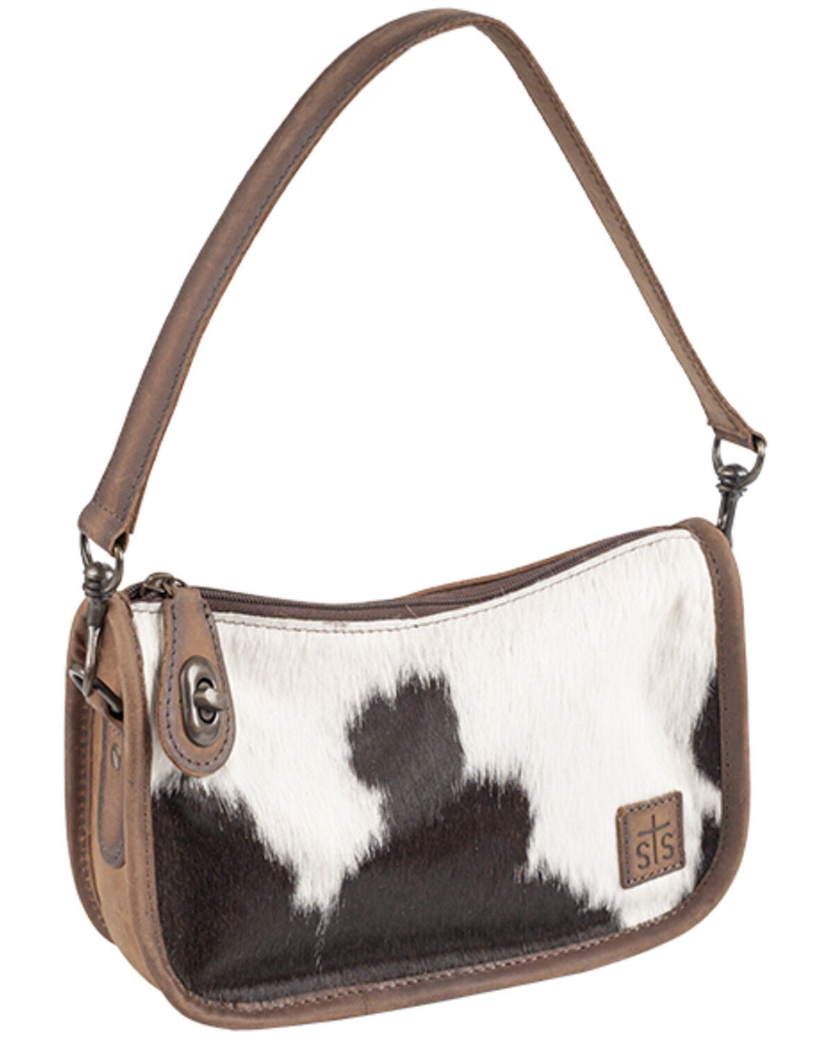 STS Ranchwear by Carroll Women's Emmy Cowhide Purse, Brown
