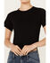 Image #3 - Free People Women's Call Me Baby Short Sleeve Tee, Black, hi-res