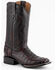 Ferrini Men's Dakota Exotic Crocodile Western Boots - Broad Square Toe, Black, hi-res