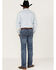 Image #1 - Hooey by Rock & Roll Denim Men's Revolver Medium Wash Reflex Stretch Slim Straight Jeans, Medium Wash, hi-res